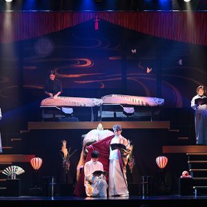 荒牧慶彦が亀姫と図書之助の2役を演じ分ける、朗読×和楽器『天守物語』開幕　日替わりキャストに北村諒ら イメージ画像
