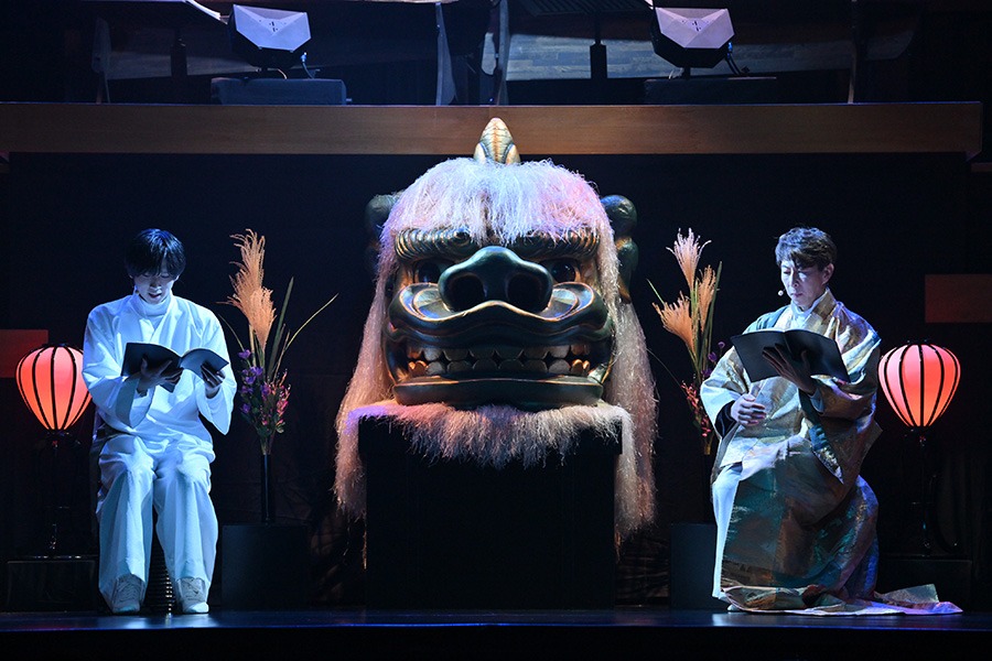 荒牧慶彦が亀姫と図書之助の2役を演じ分ける、朗読×和楽器『天守物語』開幕　日替わりキャストに北村諒ら イメージ画像